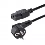 StarTech.com 3m (10 pēdas) datora barošanas vads, 18AWG, EU Schuko uz C13, 250V 10A, melns