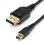 StarTech.com 1 m VESA sertificēts Mini DisplayPort uz DisplayPort 1.4 kabelis - 8K 60Hz HBR3 HDR - Super UHD mDP uz DP 1.4 vads - Plāns (34 AWG) Ultra HD 4K 120Hz - Monitora/video kabelis