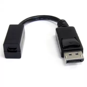 StarTech.com 6in (15cm) DisplayPort uz Mini DisplayPort kabelis - 4K x 2K UHD video - DisplayPort vīrišķais uz Mini DisplayPort sievišķo adaptera kabelis - DP dators uz mDP 1.2 monitora pagarinātājkabelis