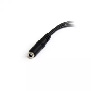 StarTech.com 3.5mm 4 pozīciju uz 2x 3 pozīciju 3.5mm austiņu sadalītājs - F/M
