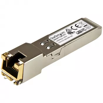 StarTech.com Cisco Meraki MA-SFP-1GB-TX saderīgs SFP modulis – 1000BASE-T – SFP uz RJ45 Cat6/Cat5e – 10/100/1000 Mbps – RJ-45 100m – Cisco Meraki MS225, MX400, MS250