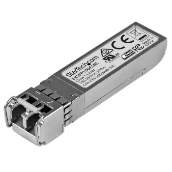 StarTech.com SFP+ modulis, saderīgs ar Juniper EX-SFP-10GE-SR - 10GBASE-SR, 10GbE, daudzmodu šķiedra, LC, 300m, 850nm, DDM