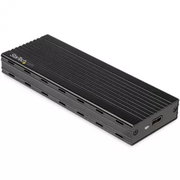 StarTech.com USB-C 10Gbps ārējais M.2 NVMe SSD korpuss - portatīvs M.2 NGFF PCIe alumīnija korpuss - 1GB/s lasīšana/rakstīšana - atbalsta 2230, 2242, 2260, 2280 - saderīgs ar TB3 - Mac & PC