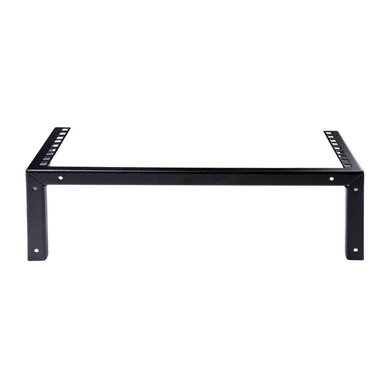 StarTech.com 3U 19 inch vertikālais sienas stiprinājuma kronšteins, sienas stiprinājuma paneļa kronšteins datu/AV/IT/datoru iekārtām, 3U statīvs skapim vai serveru telpai, atbalsta 150 mārciņas (68 kg) ietilpību