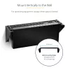 StarTech.com 3U 19 inch vertikālais sienas stiprinājuma kronšteins, sienas stiprinājuma paneļa kronšteins datu/AV/IT/datoru iekārtām, 3U statīvs skapim vai serveru telpai, atbalsta 150 mārciņas (68 kg) ietilpību