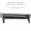 StarTech.com 3U 19 inch vertikālais sienas stiprinājuma kronšteins, sienas stiprinājuma paneļa kronšteins datu/AV/IT/datoru iekārtām, 3U statīvs skapim vai serveru telpai, atbalsta 150 mārciņas (68 kg) ietilpību
