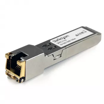 StarTech.com Cisco SFP-GE-T saderīgs SFP modulis - 10/100/1000BASE-TX, varš, RJ45, 100m