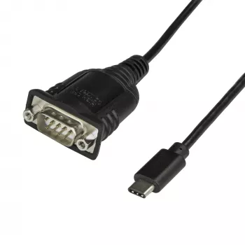 StarTech.com USB-C uz RS232 (DB9) seriālais adaptera kabelis, 40 cm, vīriešu/vīriešu