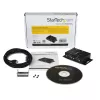 StarTech.com 2 Portu Industriāls USB-Serials Adaptera Hubs ar DIN Sliežu Skavām