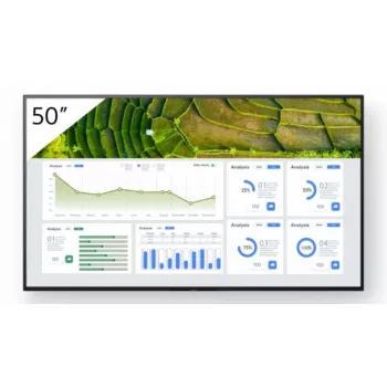 Sony FW-50BZ30L Profesionālais signālu displejs 50 collas 4K LCD 440 cd/m² Android 24/7