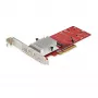 StarTech.com PEX8M2E2 Divu M.2 PCIe SSD adaptera karte - x8/x16 Divi NVMe vai AHCI M.2 SSD uz PCI Express 3.0 - M.2 NGFF PCIe (M-Key) - Atbalsta 2242, 2260, 2280 - JBOD - Mac un PC