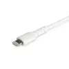 StarTech.com 2m balts USB-C uz Lightning kabelis - izturīgs ar aramīda šķiedru, MFi sertificēts