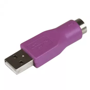 StarTech.com PS/2 tastatūras USB adapteris - F/M, USB A, PS/2, Violeta