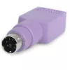 StarTech.com Pievienotājs USB tastatūras savienošanai ar PS/2 portu - F/M, PS/2, USB A, Violeta