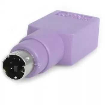 StarTech.com Pievienotājs USB tastatūras savienošanai ar PS/2 portu - F/M, PS/2, USB A, Violeta