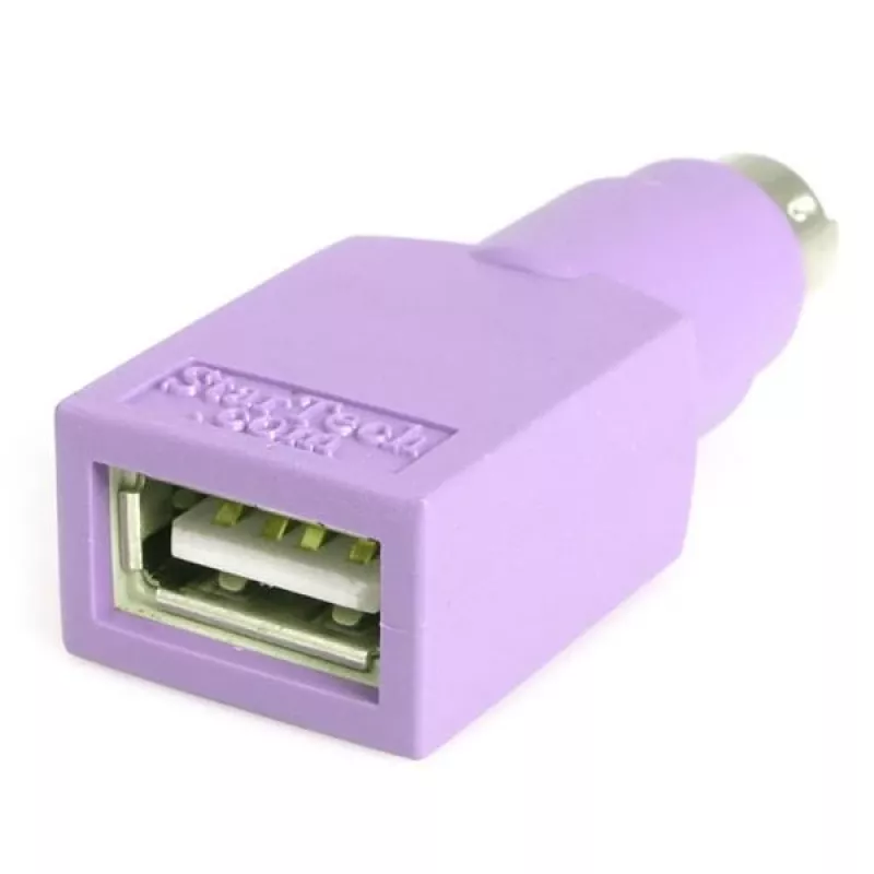 StarTech.com Pievienotājs USB tastatūras savienošanai ar PS/2 portu - F/M, PS/2, USB A, Violeta