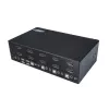 StarTech.com 4 portu Dual DisplayPort KVM slēdzis - 4K 60Hz, 3840 x 2160 pikseļi, 4K Ultra HD, montāžai statīvā, 18 W, 2U, Melns