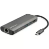 StarTech.com USB-C daudzportu adapteris - USB-C ceļojumu doks ar 4K HDMI, 3x USB 3.0 centrmezgls, SD/SDHC, GbE, 60W PD 3.0 caurlaide - USB Type-C/Thunderbolt 3 - aizstāj DKT30CSDHPD