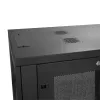 StarTech.com 4-Post 18U Server Rack Cabinet, Lockable 19 collu datu skapis serveriem, AV un IT iekārtām, biroja/mājas tīkla skapis ar riteņiem un regulējamām montāžas sliedēm