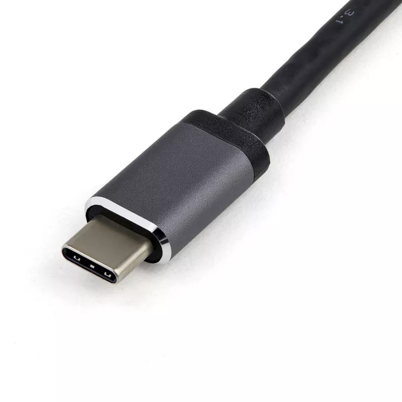StarTech.com USB-C daudzportu adapteris - USB-C mini ceļojuma dokstacija ar 4K HDMI vai 1080p VGA - 3x USB 3.0 centrmezgls, SD, GbE, audio, 100W PD caurlaide - portatīvā dokstacija klēpjdatoram/planšetdatoram