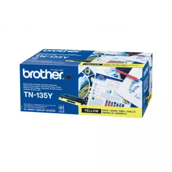Tonera kasetne Brother TN-135Y 1500 lpp Dzeltena