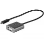 StarTech.com USB-C uz VGA adapteris - 1080p USB Type-C uz VGA adapteris - USB-C (DP Alt režīms) uz VGA monitora/displeja video pārveidotājs - saderīgs ar Thunderbolt 3 - 30 cm garš pievienots kabelis - uzlabotā CDP2VGA versija
