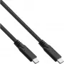 USB 3.2 Gen.1x2 kabelis InLine 35705A 5m USB-C vīriešu/vīriešu melns