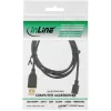 InLine Micro USB 2.0 kabelis USB A tēviņš / Micro-B tēviņš, melns, 2m