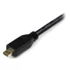 StarTech.com HDADMM50CM High Speed HDMI uz Micro HDMI vads ar Ethernet, M/M, 0,5 m, 34 AWG, zeltīti kontakti, melns