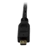 StarTech.com HDADMM50CM High Speed HDMI uz Micro HDMI vads ar Ethernet, M/M, 0,5 m, 34 AWG, zeltīti kontakti, melns