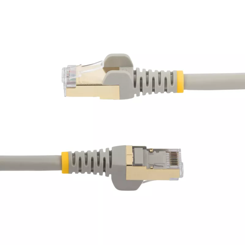 StarTech.com 10m CAT6a Ethernet kabelis - 10 Gigabit ekranēts, bezķēdes RJ45 100W PoE savienotājs - 10GbE STP tīkla kabelis ar sprieguma mazinātāju - Pelēks, individuāli pārbaudīts / UL sertificēts vads / TIA