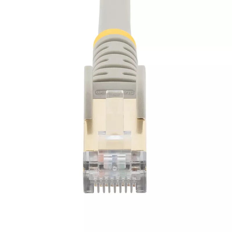 StarTech.com 10m CAT6a Ethernet kabelis - 10 Gigabit ekranēts, bezķēdes RJ45 100W PoE savienotājs - 10GbE STP tīkla kabelis ar sprieguma mazinātāju - Pelēks, individuāli pārbaudīts / UL sertificēts vads / TIA