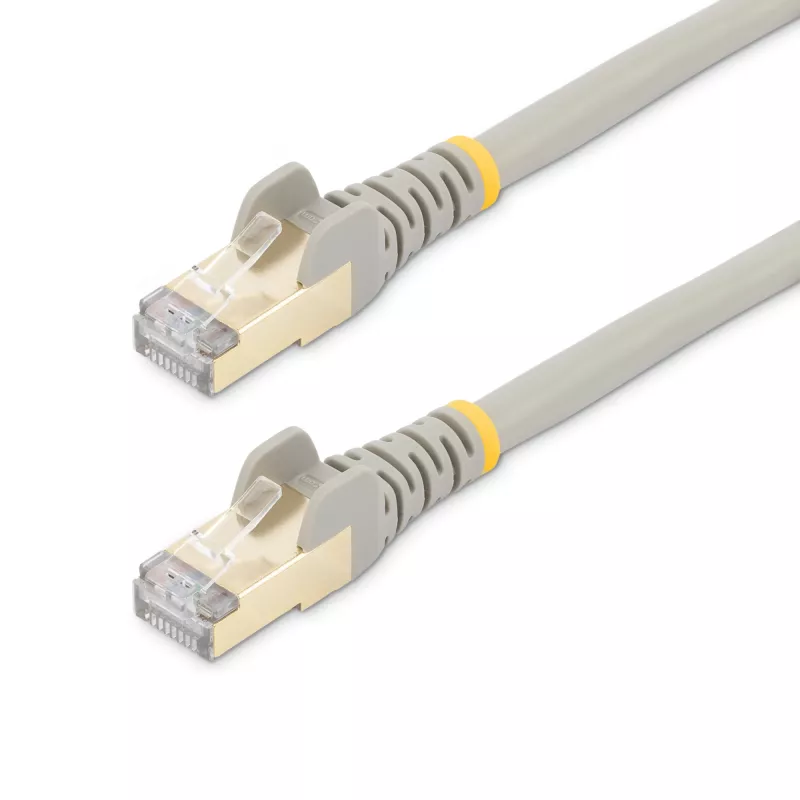 StarTech.com 10m CAT6a Ethernet kabelis - 10 Gigabit ekranēts, bezķēdes RJ45 100W PoE savienotājs - 10GbE STP tīkla kabelis ar sprieguma mazinātāju - Pelēks, individuāli pārbaudīts / UL sertificēts vads / TIA