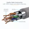 StarTech.com 10m CAT6a Ethernet kabelis - 10 Gigabit ekranēts, bezķēdes RJ45 100W PoE savienotājs - 10GbE STP tīkla kabelis ar sprieguma mazinātāju - Pelēks, individuāli pārbaudīts / UL sertificēts vads / TIA