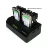 StarTech.com 4 vietu USB 3.0 eSATA uz SATA neatkarīgs 1:3 HDD cietā diska dublikācijas dokstacija
