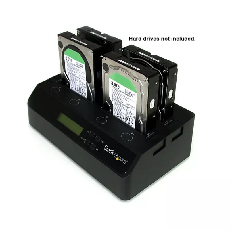 StarTech.com 4 vietu USB 3.0 eSATA uz SATA neatkarīgs 1:3 HDD cietā diska dublikācijas dokstacija