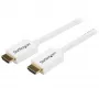 StarTech.com 7m CL3 HDMI kabelis ar Ethernet - sienas montāžai - 4K 30Hz - 10.2 Gbps - HDMI 1.4 - 30AWG, Balts