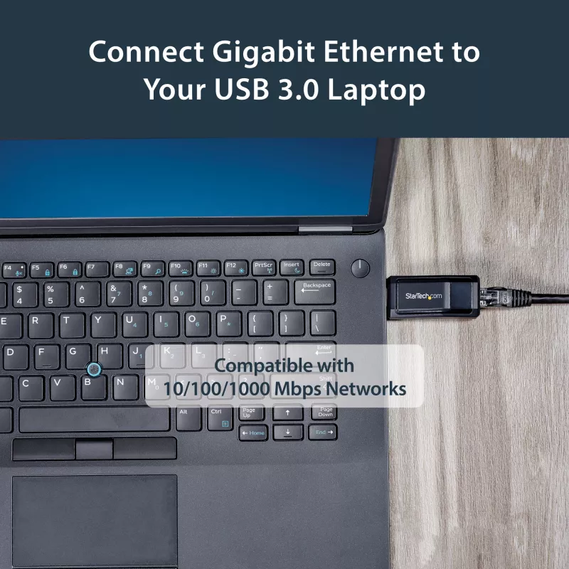 StarTech.com USB 3.0 uz Gigabit Ethernet tīkla adapteris – 10/100/1000 Mbps