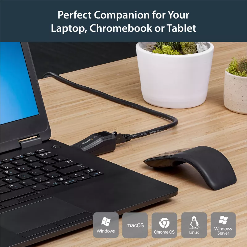StarTech.com USB 3.0 uz Gigabit Ethernet tīkla adapteris – 10/100/1000 Mbps