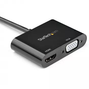 StarTech.com DisplayPort uz HDMI VGA adapteris - DP 1.2 HBR2 uz HDMI 2.0 (4K 60Hz) vai VGA 1080p pārveidotājs - DP uz HDMI vai VGA monitora adapteris