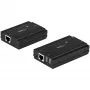 StarTech.com 4-Port USB 2.0 pagarinātājs pa vienu CAT5e/CAT6 Ethernet kabeli (RJ45) – 100 m – USB pagarinātāja komplekts – metāla korpuss – ārējā barošana – 480 Mbps