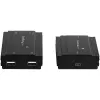 StarTech.com 4-Port USB 2.0 pagarinātājs pa vienu CAT5e/CAT6 Ethernet kabeli (RJ45) – 100 m – USB pagarinātāja komplekts – metāla korpuss – ārējā barošana – 480 Mbps