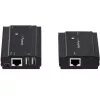 StarTech.com 4-Port USB 2.0 pagarinātājs pa vienu CAT5e/CAT6 Ethernet kabeli (RJ45) – 100 m – USB pagarinātāja komplekts – metāla korpuss – ārējā barošana – 480 Mbps