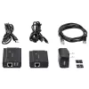 StarTech.com 4-Port USB 2.0 pagarinātājs pa vienu CAT5e/CAT6 Ethernet kabeli (RJ45) – 100 m – USB pagarinātāja komplekts – metāla korpuss – ārējā barošana – 480 Mbps