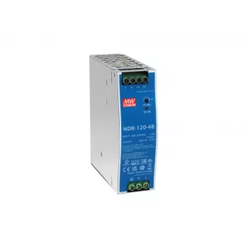 LevelOne POW-4842 Rūpnieciskais 48V līdzstrāvas barošanas bloks, 120W, DIN-sliedei, -20 ~ +70 °C