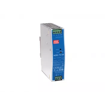 LevelOne POW-4822 48V DC rūpnieciskais barošanas bloks, 75W, DIN-sliedei, -20 ~ +70 °C