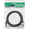 InLine Patch Kabelis S/FTP PiMF Cat.6 250MHz PVC melns 3m