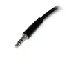 StarTech.com plāns stereo sadalītāja kabelis - 3,5 mm vīrišķais uz 2x 3,5 mm sievišķajiem