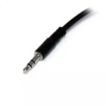 StarTech.com plāns stereo sadalītāja kabelis - 3,5 mm vīrišķais uz 2x 3,5 mm sievišķajiem