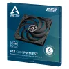 ARCTIC P14 Slim PWM PST spiediena optimizēts 140 mm PWM ventilators ar integrētu Y-kabeli